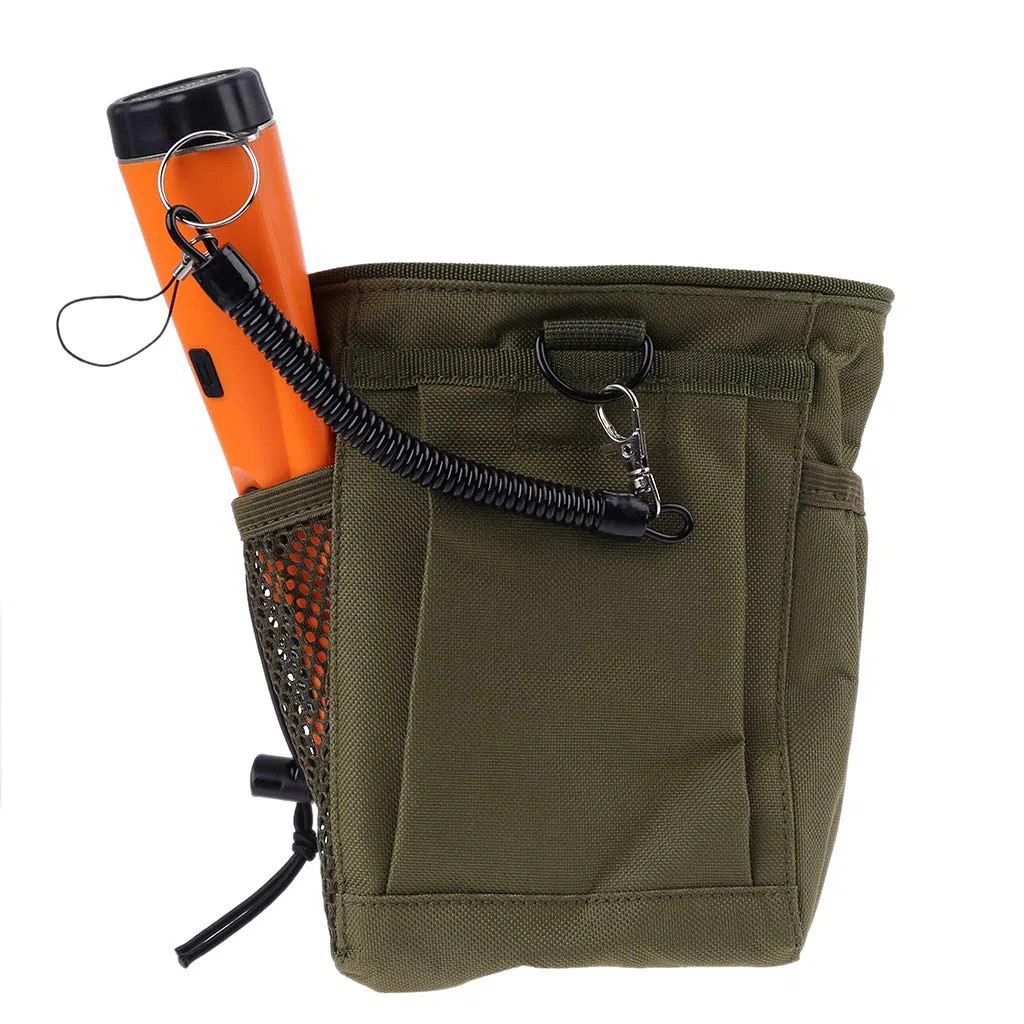 Metal Detector Pouch Bag Digger Fornitura Tesoro Marsupio Buona Fortuna Trova Borsa Giardino Strumenti di Rilevamento Pala Borsa