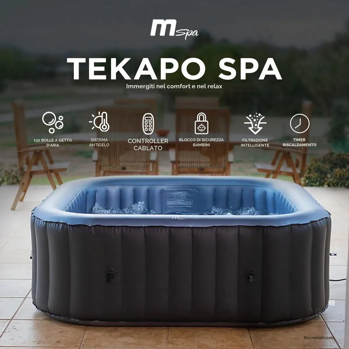 TEKAPO - Spa gonfiabile 6 posti MSpa