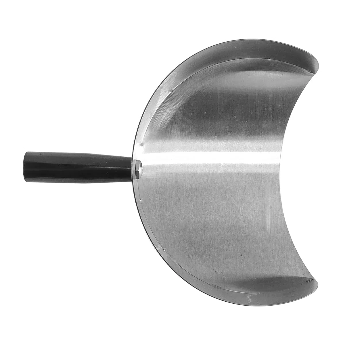 Paletta raccogli-carne 22,5 x 17,5 x 8 cm in acciaio inox, pala per kebab - Pratica pala per kebab per barbecue, macchina per shawarma