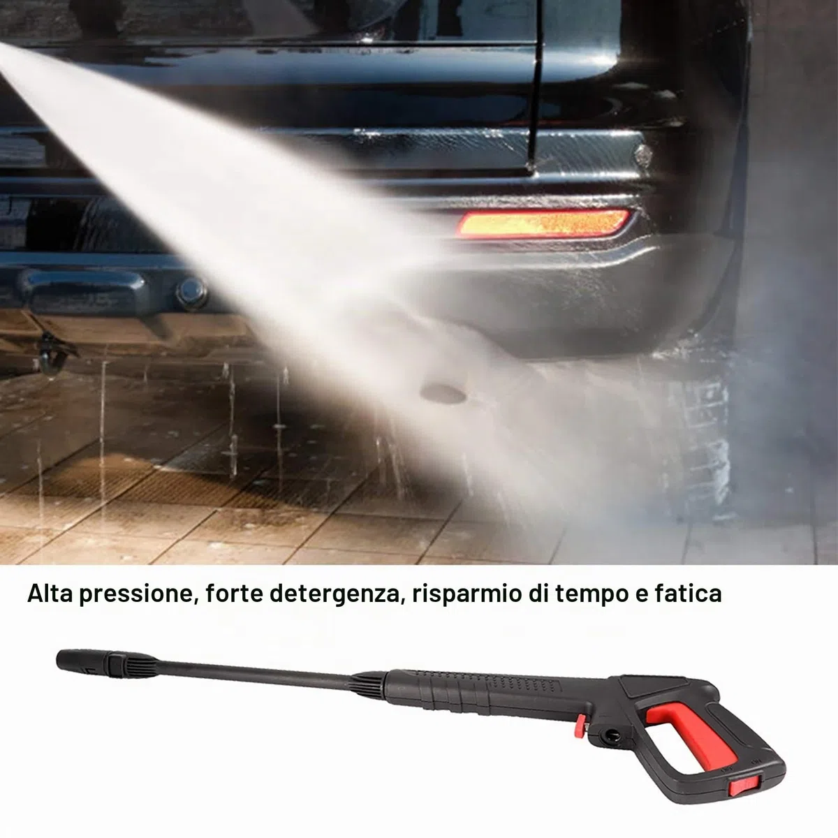 Idropulitrice, idropulitrice ad alta pressione da 16Mpa con getto d'acqua a scatto adatto per Bosch AQT Black & Decker