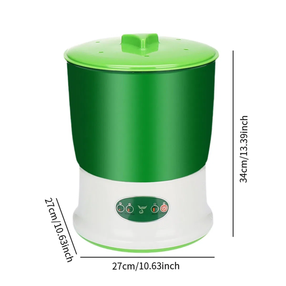 Baoblaze Germoglio per Semi a Macchina per germogli di soia Comodo, Grande capacità, Set Automatico per la Coltivazione di germogli per Uso Domestico per la