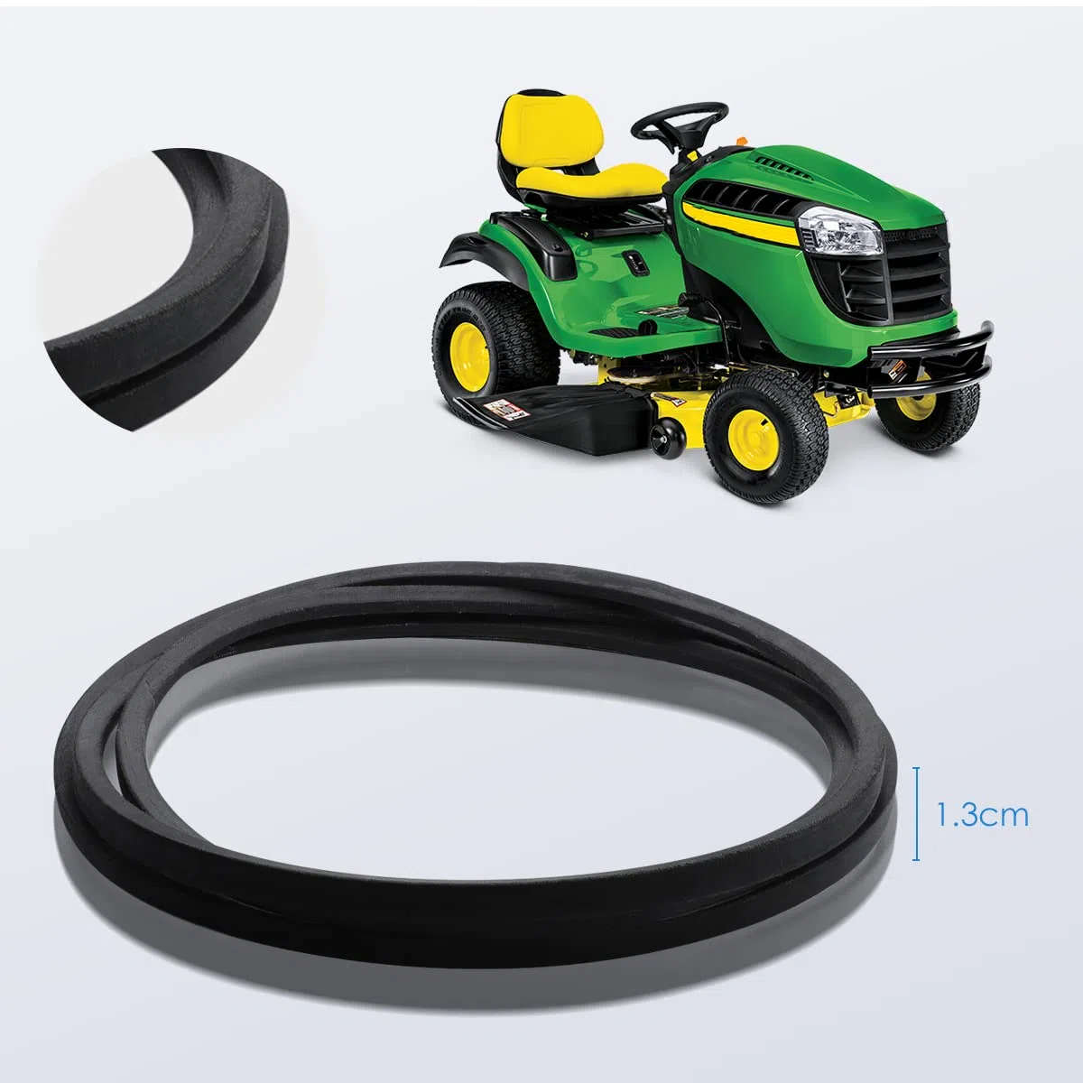 GX20072 La sostituzione della cinghia di gomma della piattaforma del tosaerba si adatta a John Deere LA105 LA110 LA115