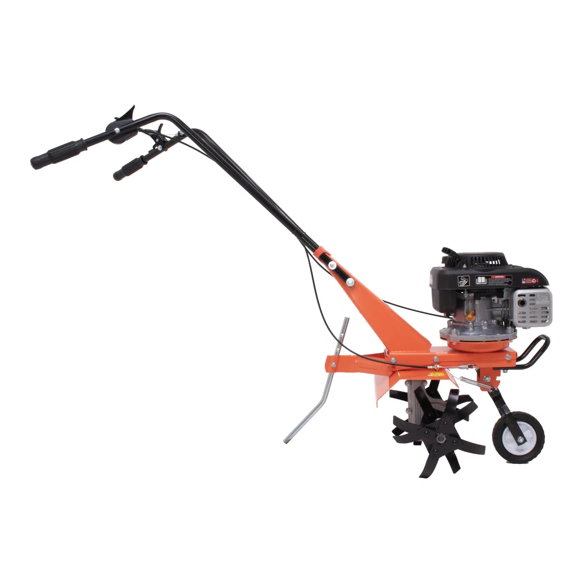 Boudech Tukang 140 - Motozappa per Orto a Scoppio a Benzina 4 tempi 2.5HP Motore 140cc con 4 Frese Ø30 cm 16 lame Larghezza di lavoro 37 cm Profondità di lavoro 30 cm