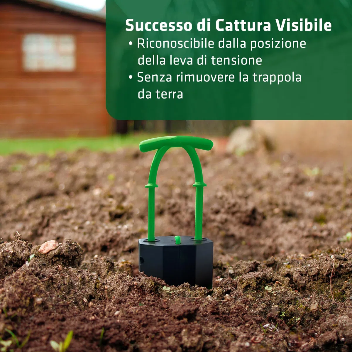 GARDIGO® Trappola per Talpe e Arvicole | Anti Talpe Giardino | Acchiappa la Talpa da 2 Direzioni | Riutilizzabile, Successo Cattura Visibile | Trappola Arvicole | Scaccia Talpa