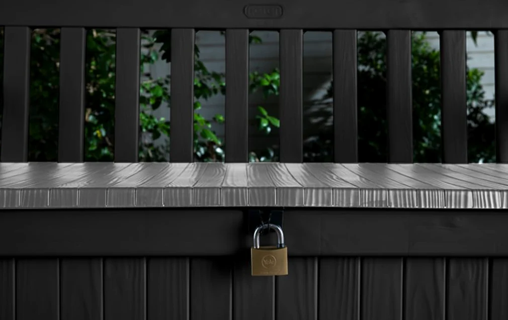 Ondis24 - Panca Da Giardino Keter 6025 E Vano Contenitore, colore: Antracite …
