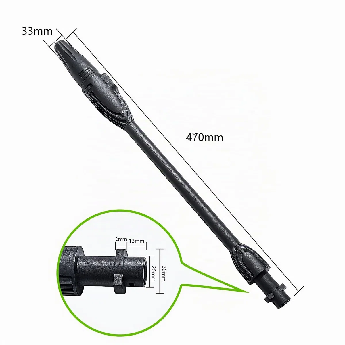 YUET Lancia idropulitrice, Ricambi per Kärcher K2 K3 K4 K5 K6 K7 Serie, con Ugello Turbo Rotante Dirt Blaster e Ugello Spruzzatore Regolabile