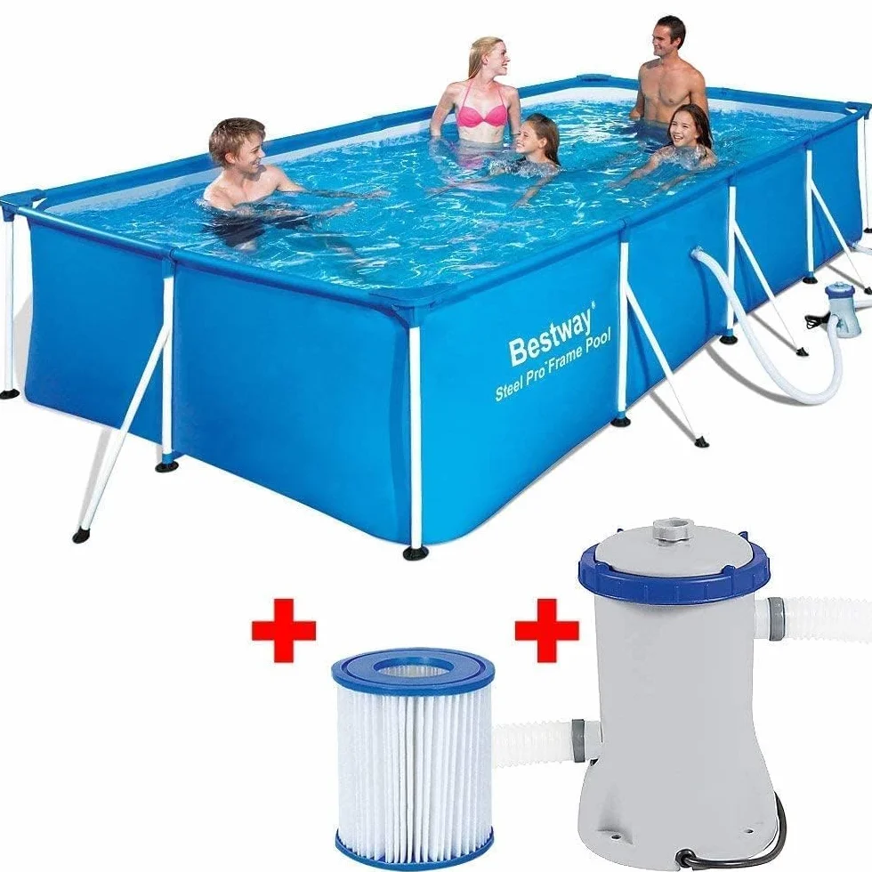 Bestway 56424 Piscina Fuori Terra Steel PRO da 400 x 211 x 81 cm