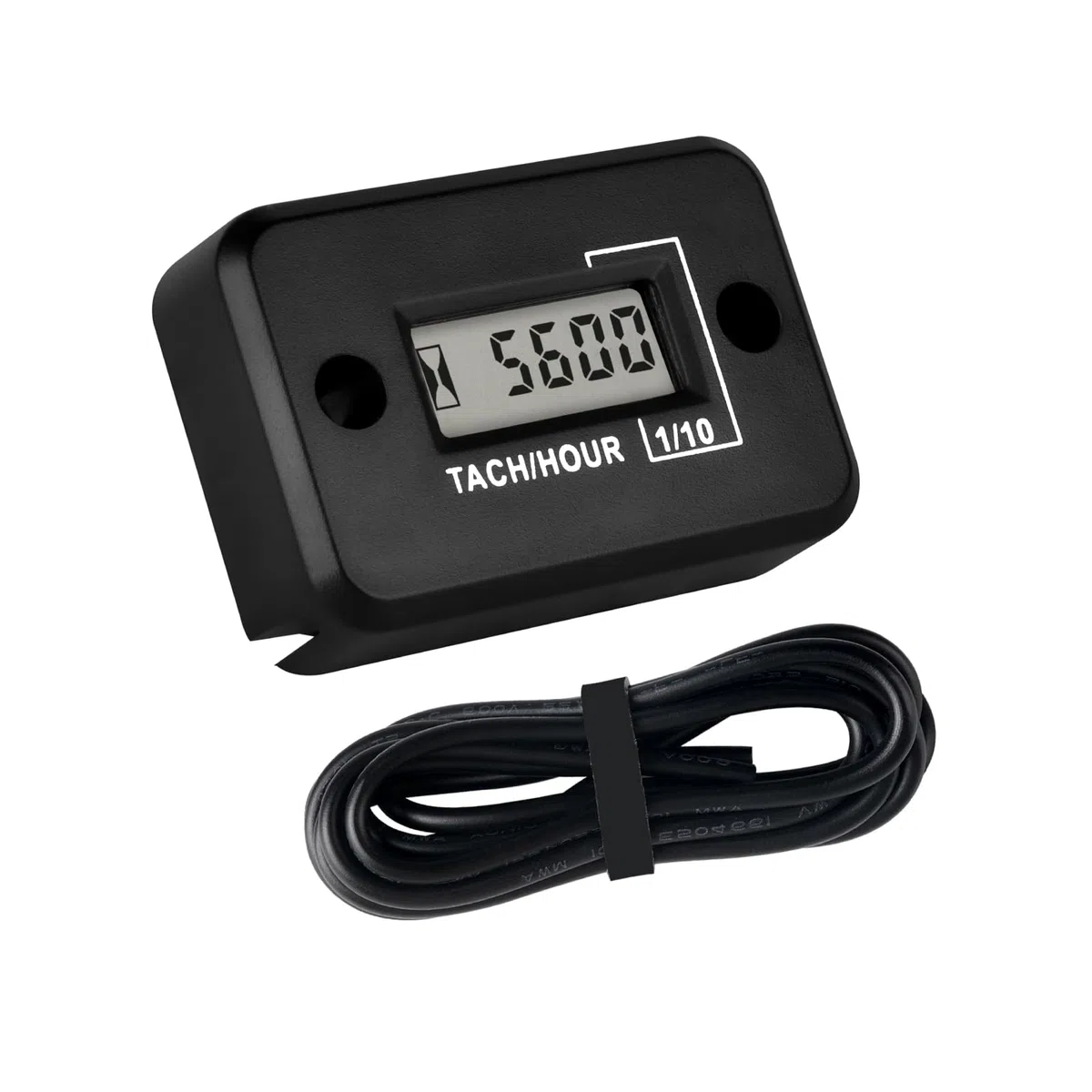 Runleader RL-HM012 Mini tachimetro/contaore – IP68 impermeabile, giri/min in tempo reale e ore motore totali per tosaerba ZTR, generatore, quad & motosega