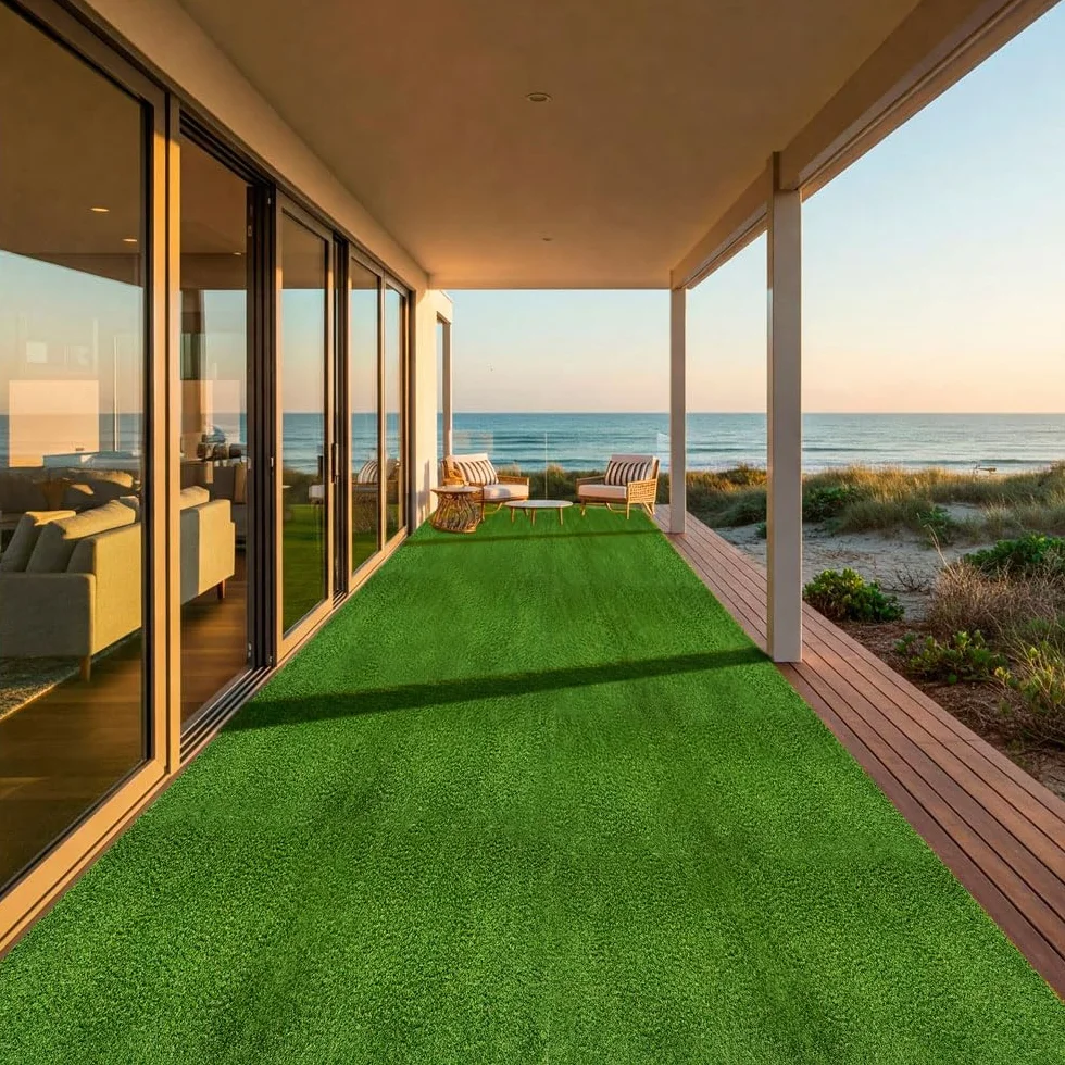 Tadi & Imperio1979 Rotolo di tappeto erboso artificiale, moquette terrazza o giardino, altezza 20 mm, (100 x 300 centimetri)
