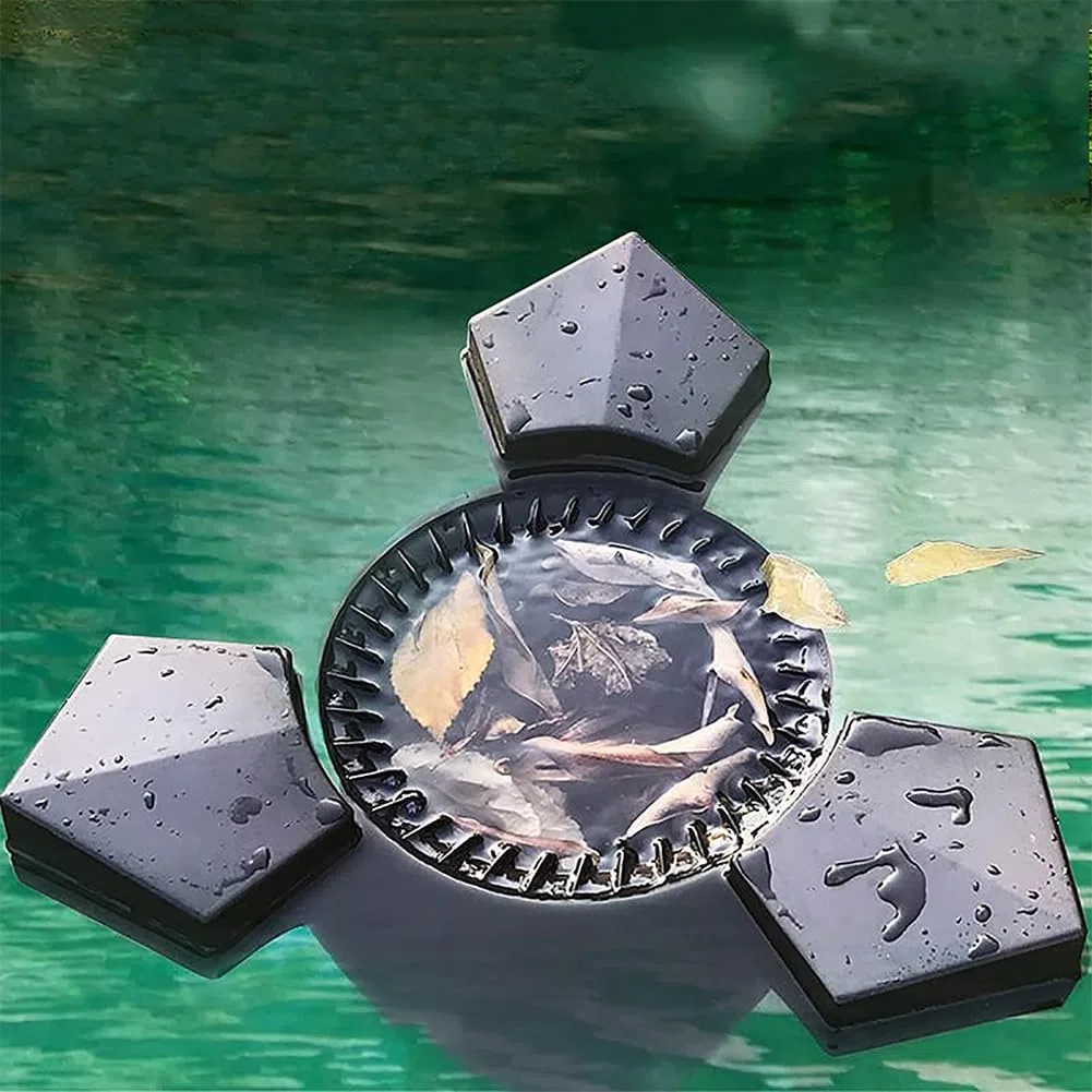 Skimmer automatico per piscine e chiarificatori, aspirapolvere galleggiante per laghetti e piscine, efficiente estrattore di superfici per giardini e spazi esterni, 220 V (43 W)