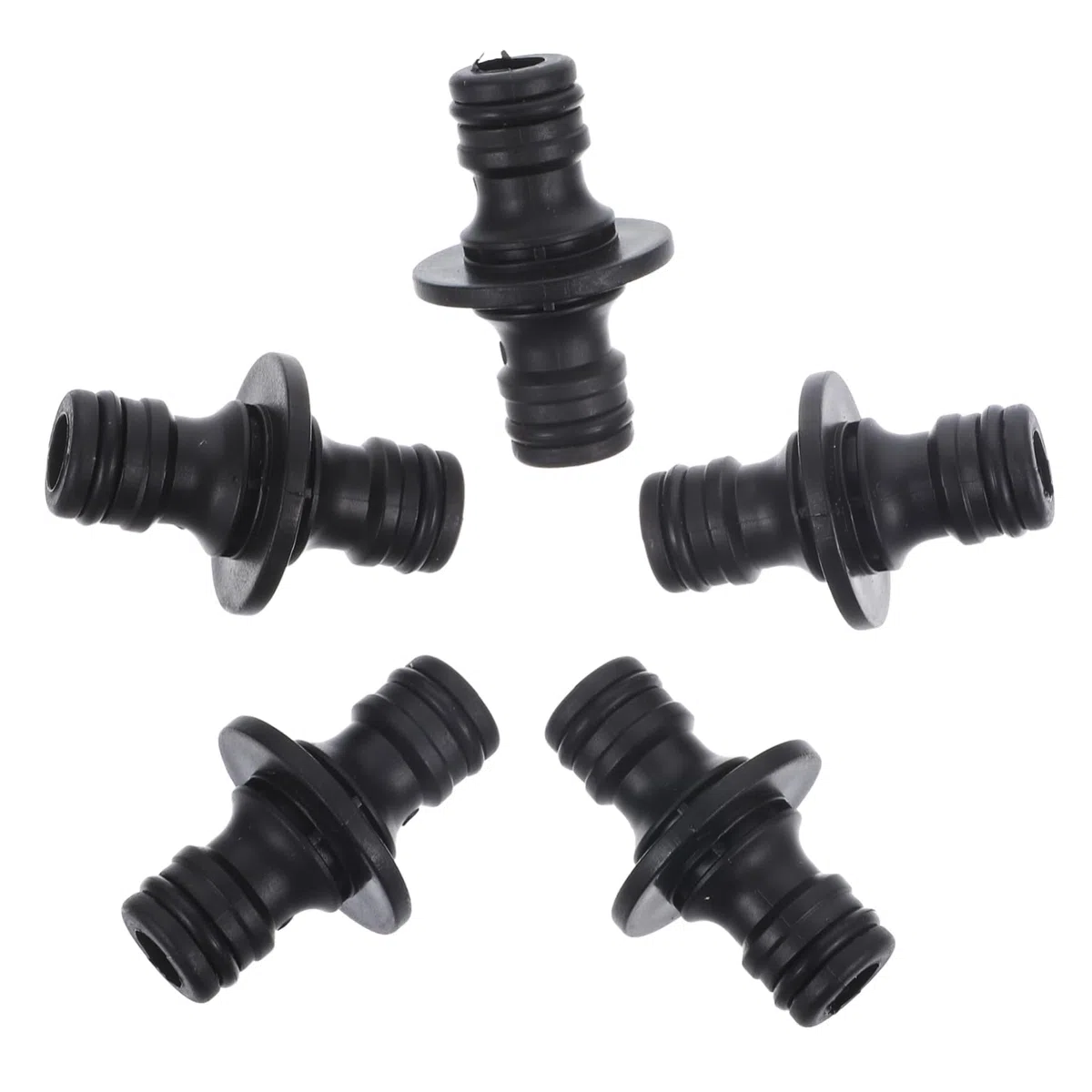 UPKOCH 4 Set Raccordi Per Tubi A Connessione Rapida Adattatore Per Tubo Di Connessione Rapida Irrigazione Connettori Affidabili Per Connettori in Plastica Black 25 Pezzi*4