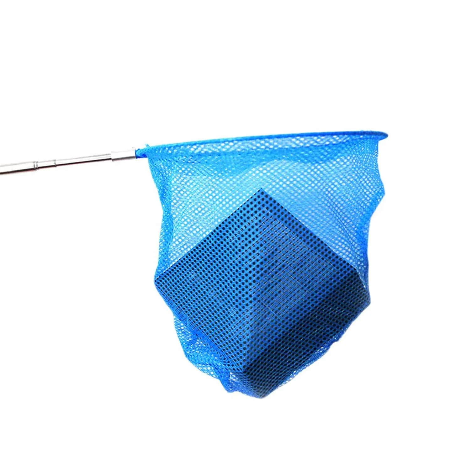 1 Pack Kids Telescopic Butterfly Net Fishing Net Pond Net Extendable (14.5 to 33.8 Inches) With 1 Pack Folding Bucketfor Kids Catching Bugs Insect Small Fish Outdoor Beach Garden Activities