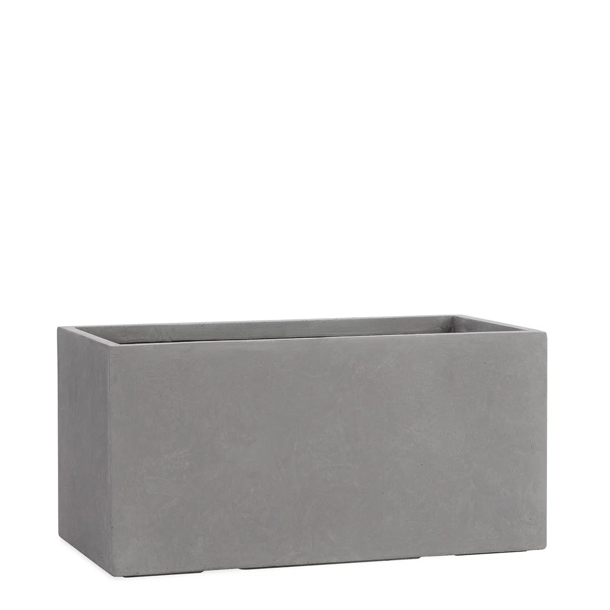 Pflanzwerk® Fioriera Vaso di Fiori Vetroresina TUB Grigio 30x60x30cm *Fioriera Resistente al Gelo* *Protezione UV* * Beni di qualità*