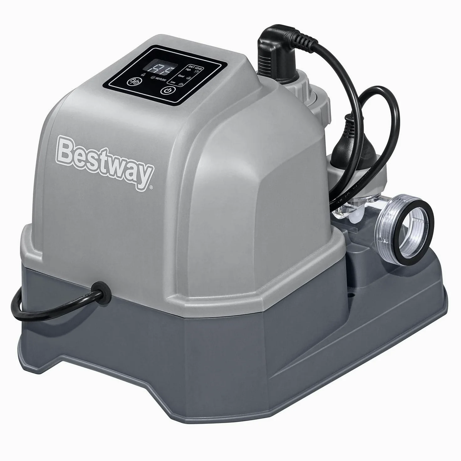 Bestway 58678-7 Cloratore al Sale Hydrogenic 6 G/H, Grigio