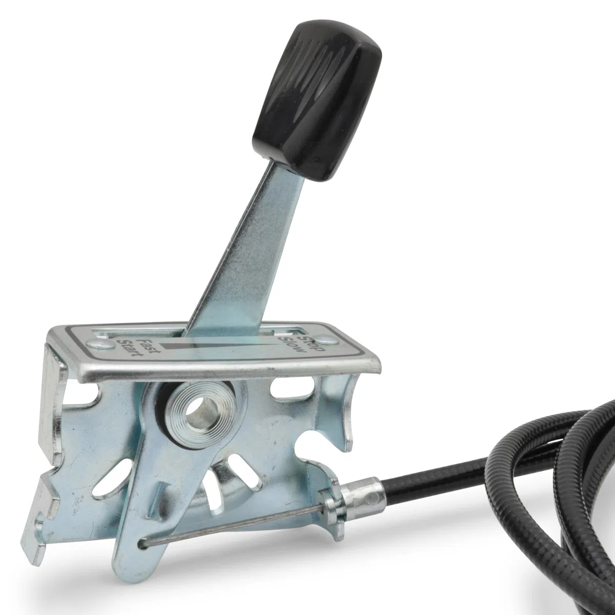 Easyboost Leva di comando acceleratore universale acciaio con cavo gas rigido raccordo Z per riparazione di tosaerba