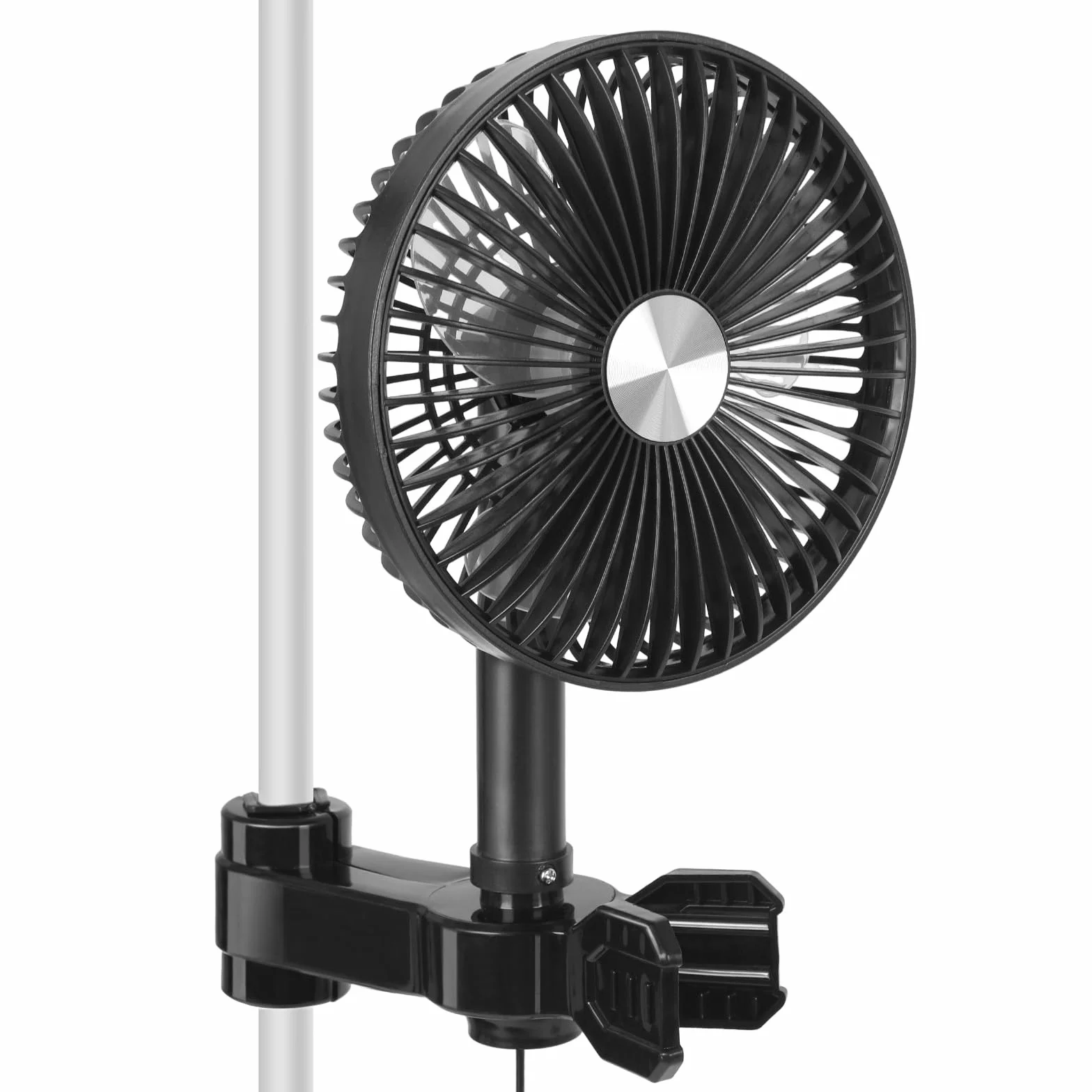 Grow Ventilatore con Clip,Protezione Oscillante,Motore EC,Ventola per Tenda da 3W,Diametro 17cm Clip Fan Grow Tent con Cavo di Prolunga 2m,Adatto per Piccole Serre