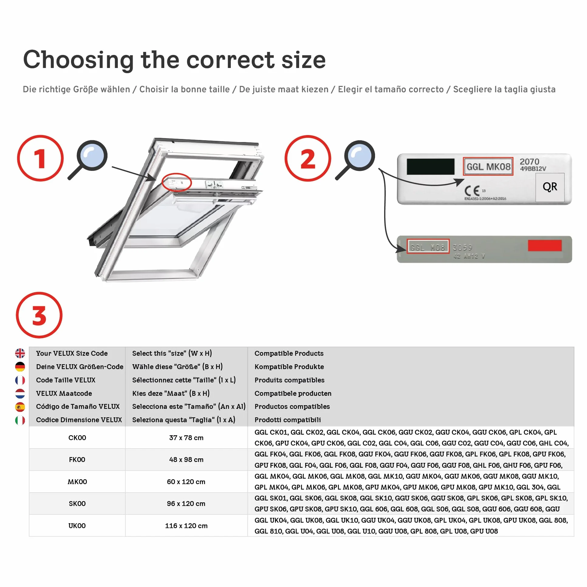 Itzala Tenda Parasole Esterna per VELUX MK08|M08|MK06|M06|MK04|M04|304 | Protezione calore, luce filtrante, zero manutenzione