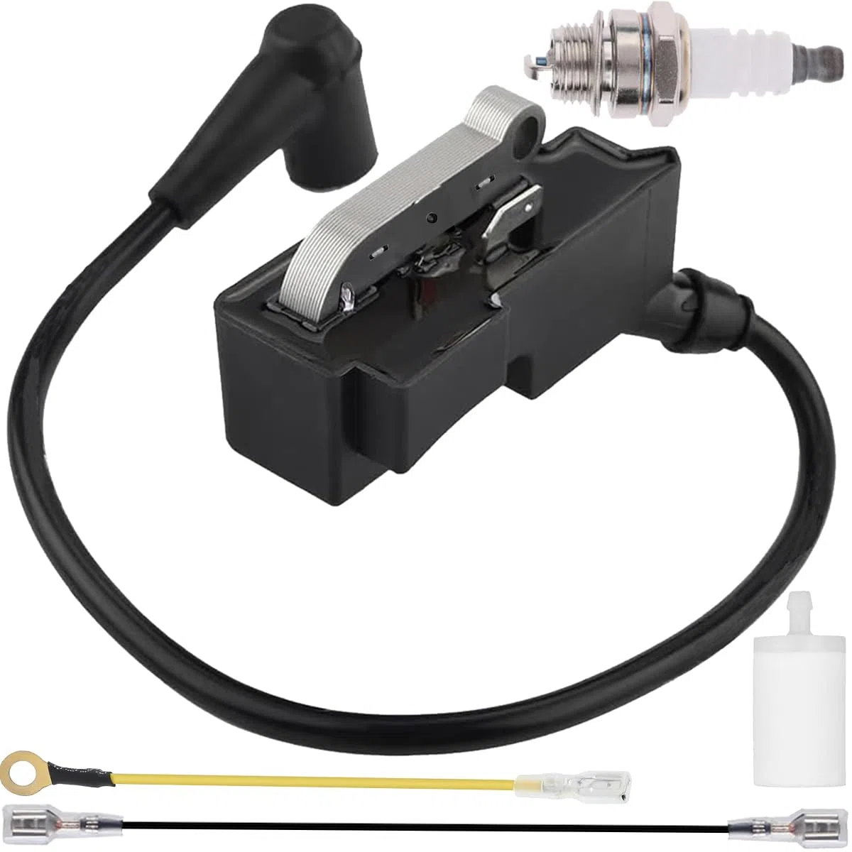 ZAMDOE 544047001 Modulo Bobina di accensione per Husqvarna 390 385 375 372 371 XP 365 362 359 357 353 351 350 346 345 340 338 339 455 460 461 Parti per Motosega Sostituisce 537 16 22-04, 5440471-01