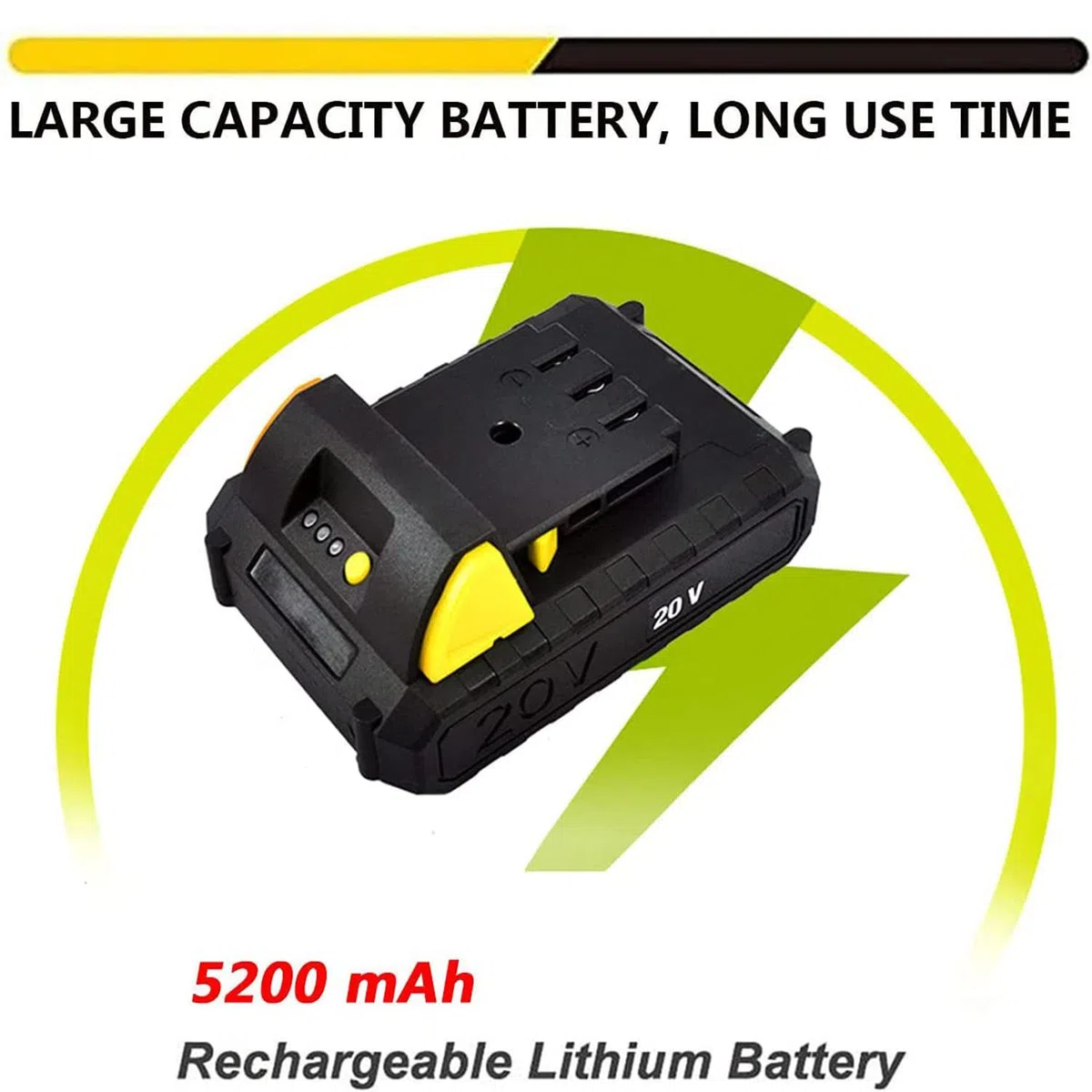 Macchina per la Coltivazione di Attrezzi da Giardinaggio con coltivatore di Terreno a Denti Frontali alimentata a Batteria Senza Fili Leggero da 20 V con caricabatteria Ricaricabile
