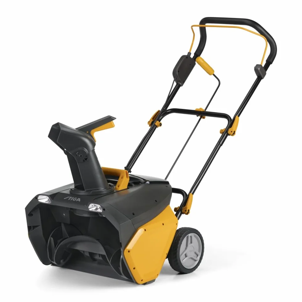 STIGA ST 700e Serie 7 Spazzaneve A Batteria, 48 V, 50 cm – Motore Brushless, Sistema Doppia Batteria – Per Vialetti, Ingressi e Patii