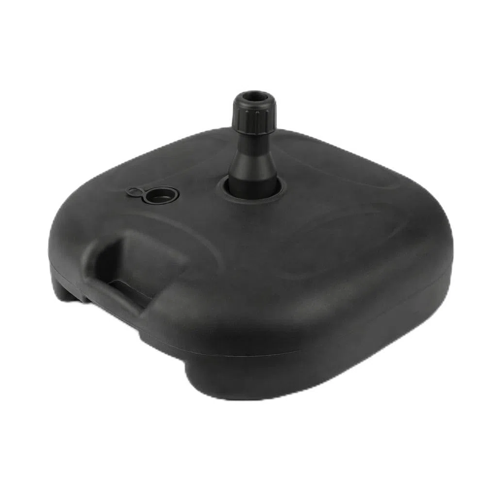 Avilia - Base per Ombrellone Riempibile 20L con Acqua o Sabbia – Supporto Ombrellone da Giardino, Terrazzo, Piscina, Spiaggia – Fusti 22-32 mm, Maniglia Ergonomica - L44xP44xA24 cm