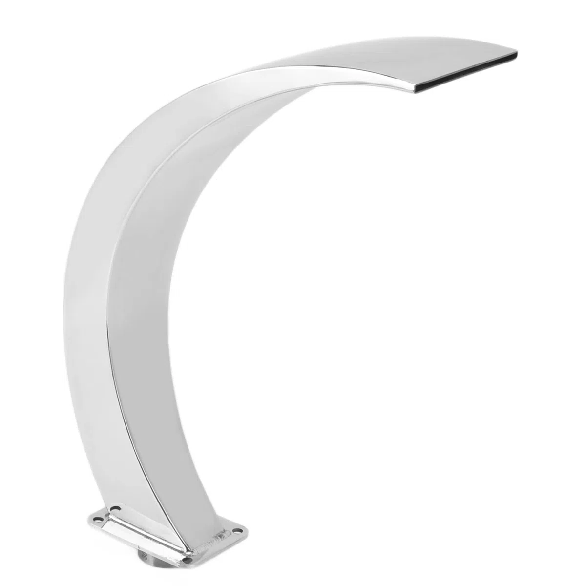 Fontana a Cascata per Piscina All'aperto, in Acciaio Inossidabile Durevole, per Giardino Paesaggistico e Parco Giochi, 36,3 X 10,2 X 8,9 Cm