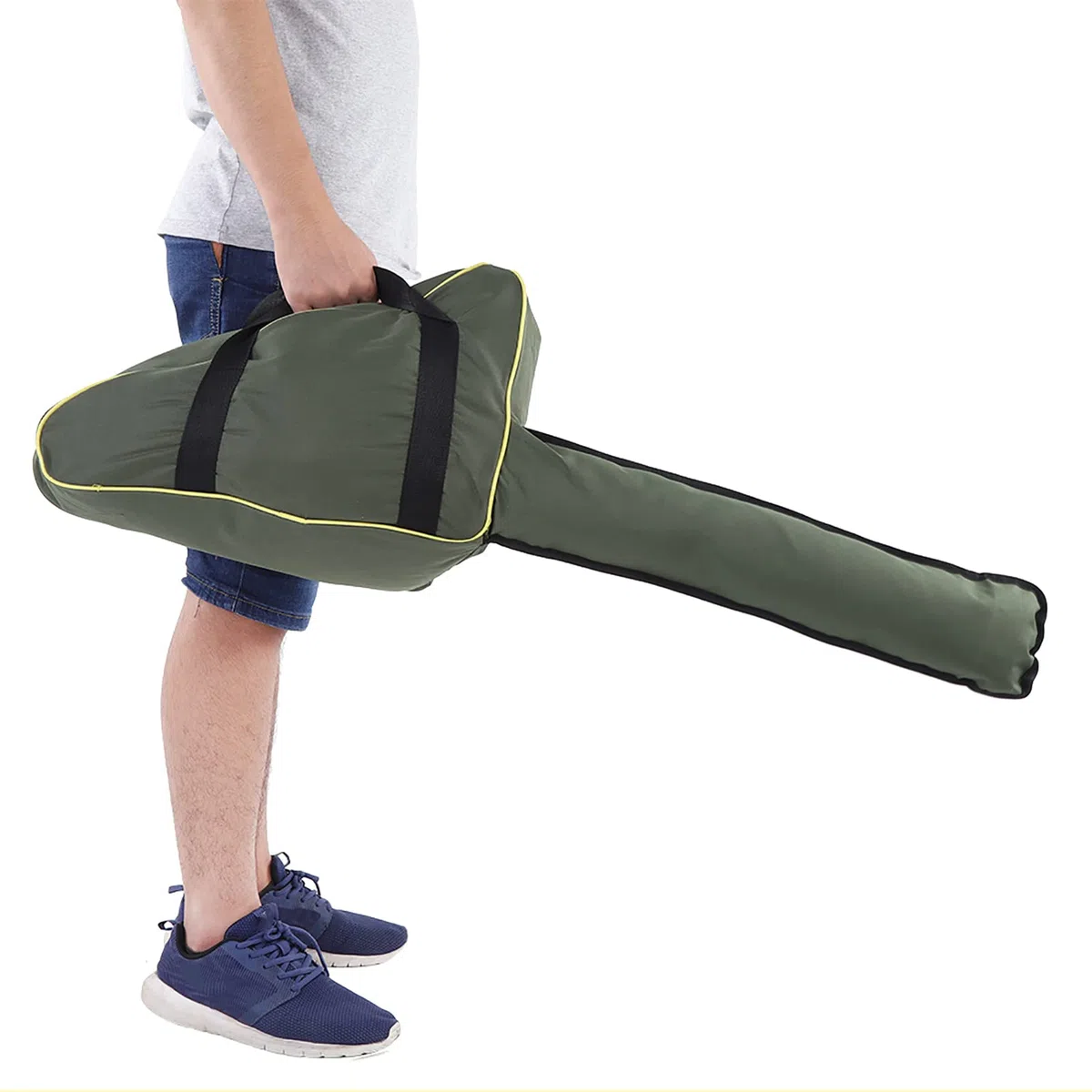 ViaGasaFamido Borsa Portatile per Motoseghe Custodia Protettiva in Tessuto Oxford Verde per Trasporto Sicuro Giardinaggio Fai da Te e Professionisti