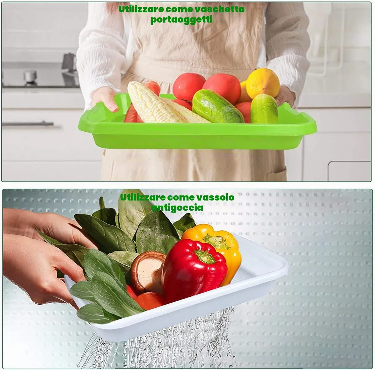 KAHEIGN 4 Pezzi Vassoi per Germinazione dei Semi con Coperchio, 32cm x 26cm Vassoio di Germinazione di Grande Capacità Propagatore Idroponico Sano Senza BPA con 24 Carte per Piantare per Coltivazione