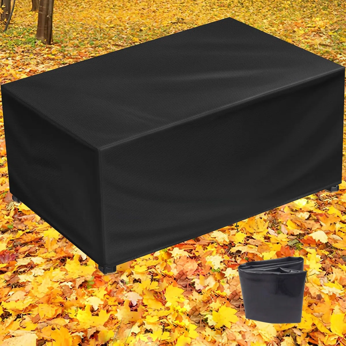 Copertura Per Mobili Da Giardino Da Esterno Impermeabile 140x130x85cm,420d Oxford Copertura Tavolo Esterno Impermeabile Anti-Uv,Antipolvere Per Terrazza Tavolo Sedie Da Giardino