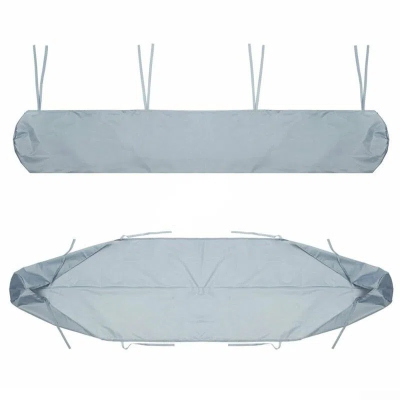 Custodia protettiva antivento per tenda da terrazza, resistente, per esterni, retrattile, resistente all'umidità, alla polvere e alla pioggia (3 m, grigio)