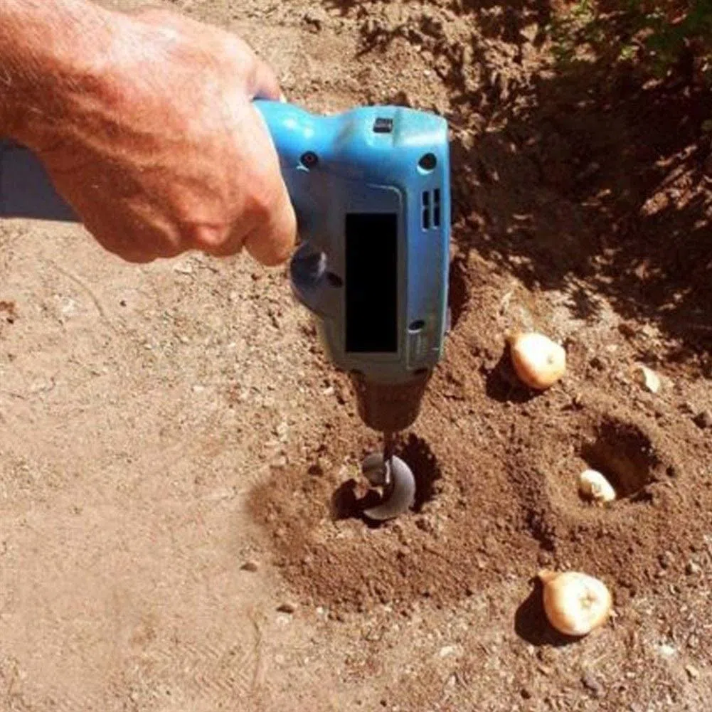 Punta Trivella per trapano avvitatore ø 220X50mm Trivella per Terreno Punta A Spirale Trapano per Terreno per Giardino per Piantare Coltivare Piante piantine