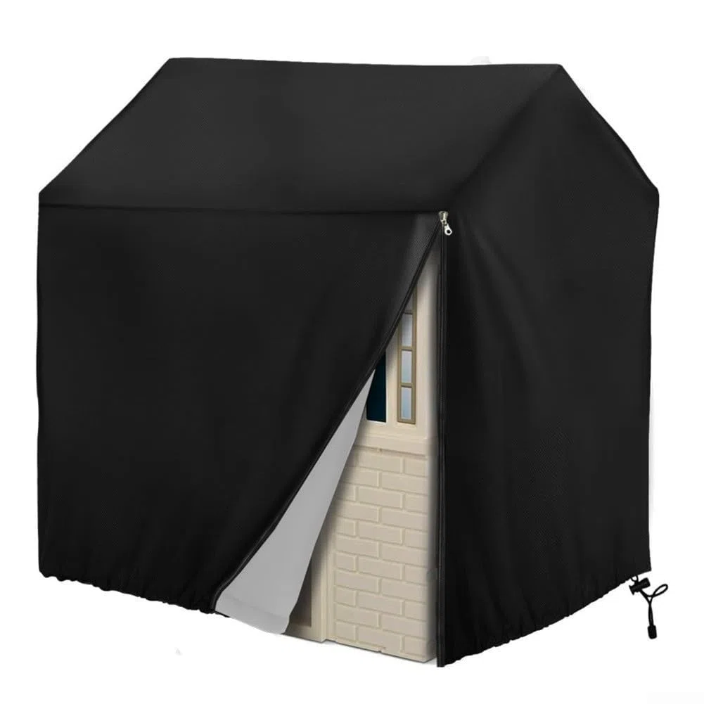 Copertura per casetta dei giochi da esterno in legno 210D, resistente e impermeabile, in tessuto Oxford antipolvere, protezione solare per mobili da giardino, con coulisse, vestibilità