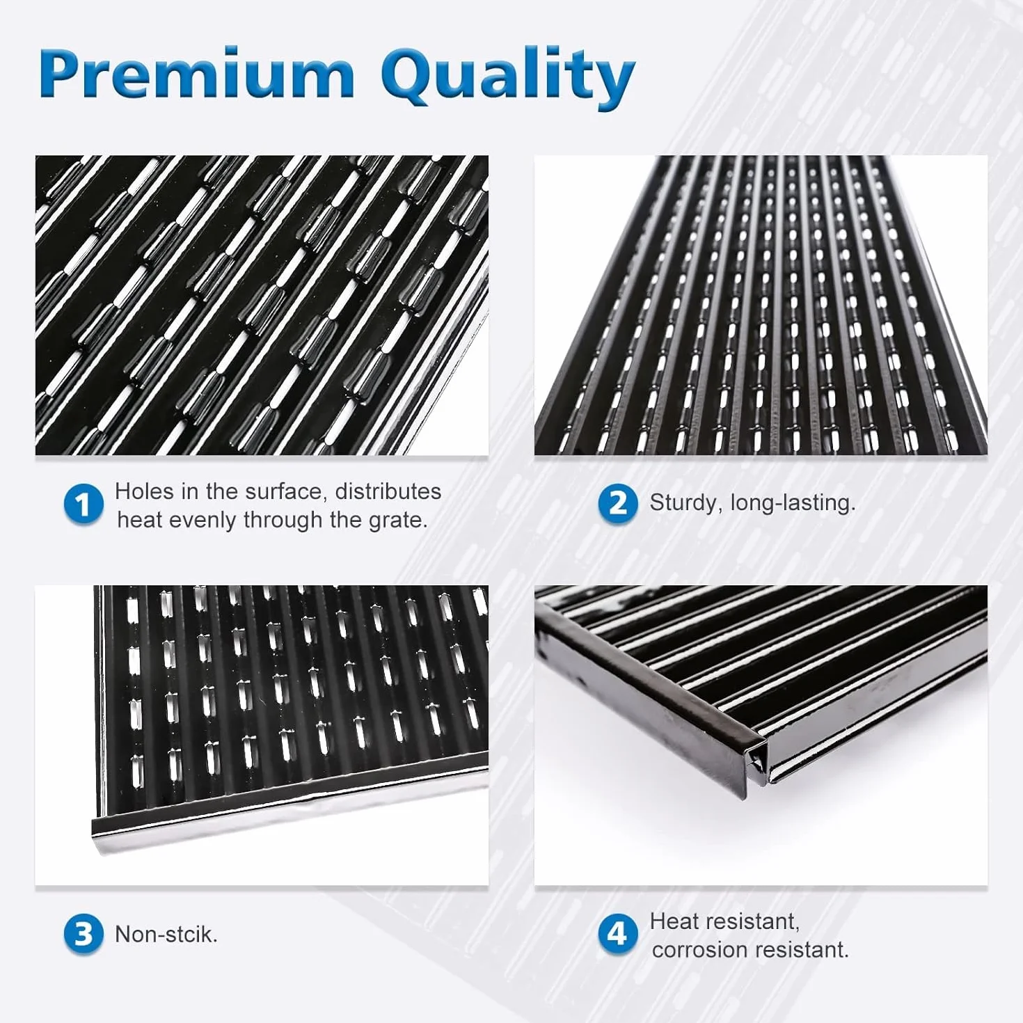Denmay Griglia a infrarossi 43,2 cm per Charbroil Performance TRU Infrarossi 2 bruciatori 300 Barbecue a gas, Parti di ricambio per griglia per barbecue Charbroil 463633316, 463672016 463672216