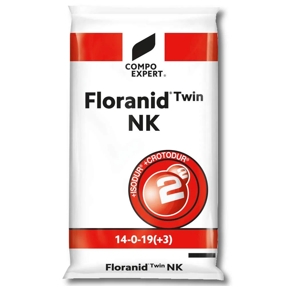 Compo Expert Fertilizzante per Prato Floranid Twin NK 25 kg Concimi Professionali lungo Termine