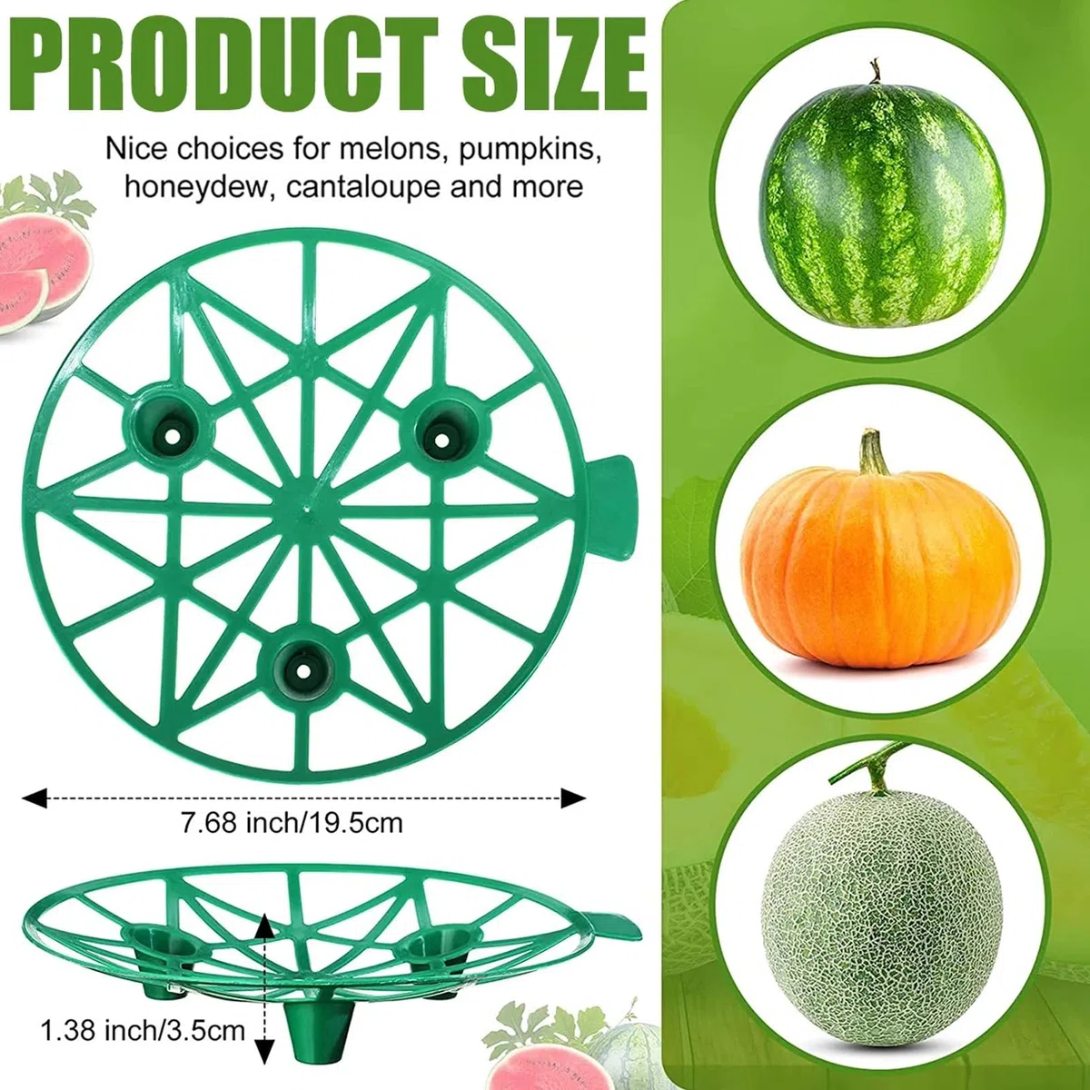 Supporto Per Zucca Supporto Per Anguria Supporto Per Piante Supporti Per Melone Gabbie Per Evitare La Putrefazione del Terreno 10 Pezzi Supporto Per Anguria Culla Per Melone Supporto Per Zucca Fragola