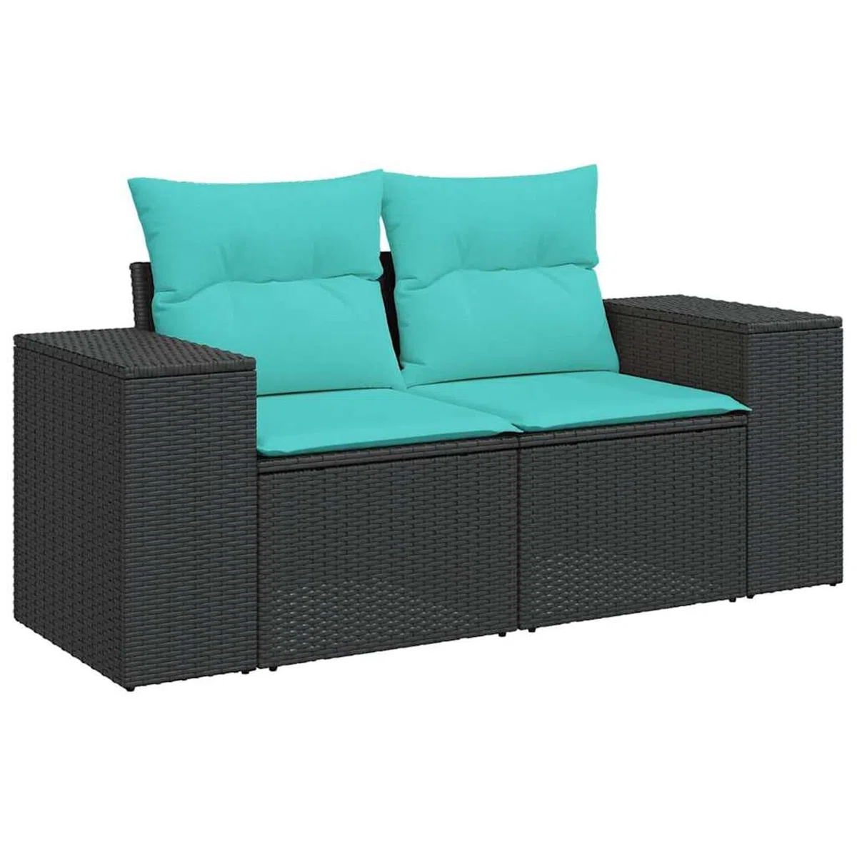 Tidyard Set Divano Giardino 6 pz con Cuscini, Materiale polyrattan Resistente, Spazio di conservazione con Custodia Impermeabile, Cuscini sfoderabili e Lavabili, per Arredamento da Esterno