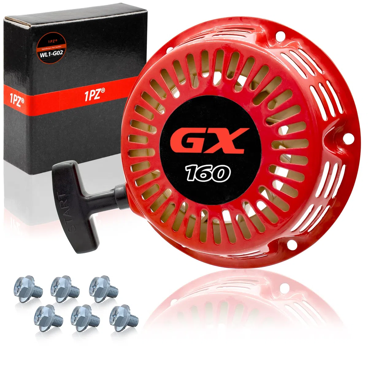 1PZ WL1-G02 Avviamento a Strappo Sostitutivo per Honda GX120 GX140 GX160 4hp 5.5hp 6.5hp Generatore Motore Parte del Tosaerba