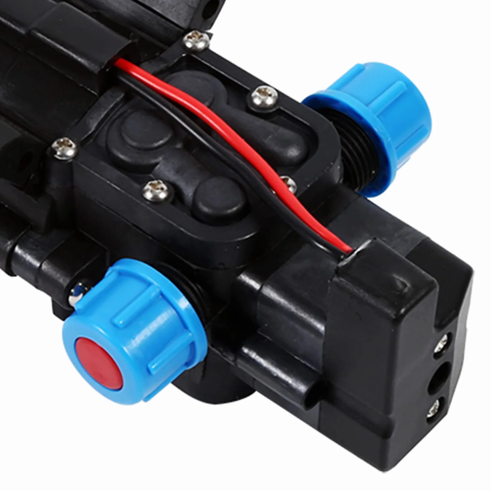 Estink Pompa Acqua Autoaspirante, Alta Pressione 116 PSI 12V, 5L/min per Lavaggio Auto Barca Giardino Irrigazione Pulizia Esterna 60W