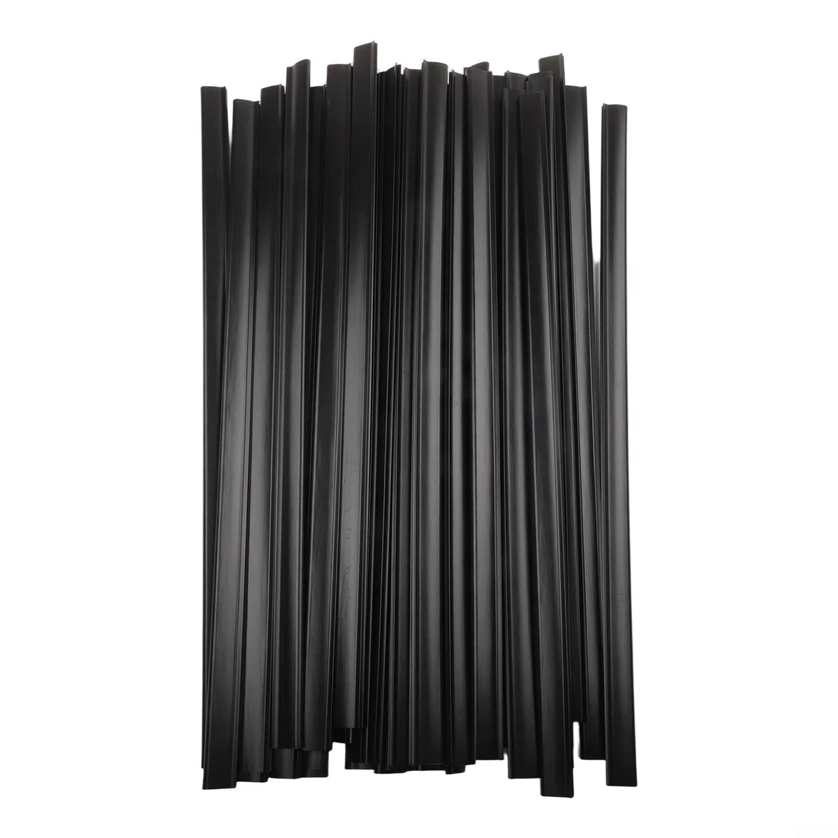 Strisce di copertura piatte per piscine fuori terra, 61 cm, clip di fissaggio in PE nero per fissare il rivestimento della piscina, accessori protettivi per bordi lisci per nuoto (B)