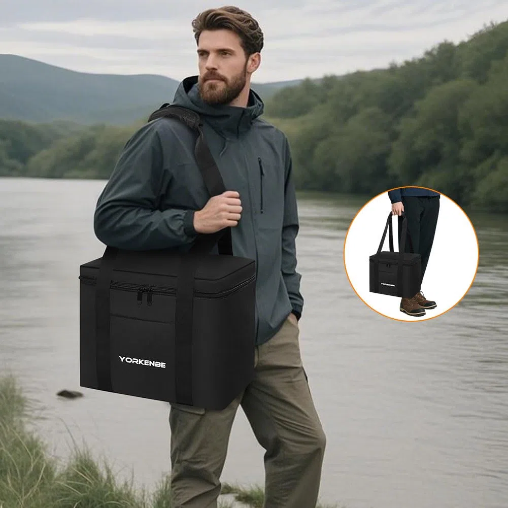 Custodia da trasporto compatibile con Jackery Explorer 1000 V2, borsa portatile imbottita resistente all'acqua, per camper, viaggi, campeggio all'aperto