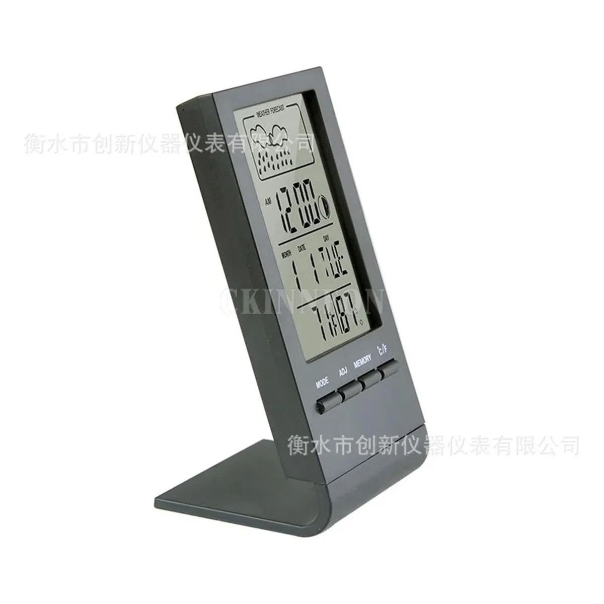MRKU Termometro meteorologico, 10 Pezzi CX-220 Mini igrometro Digitale Misuratore di umidità della Temperatura Interna Orologio Stazione meteorologica Previsioni Valore Massimo Minimo
