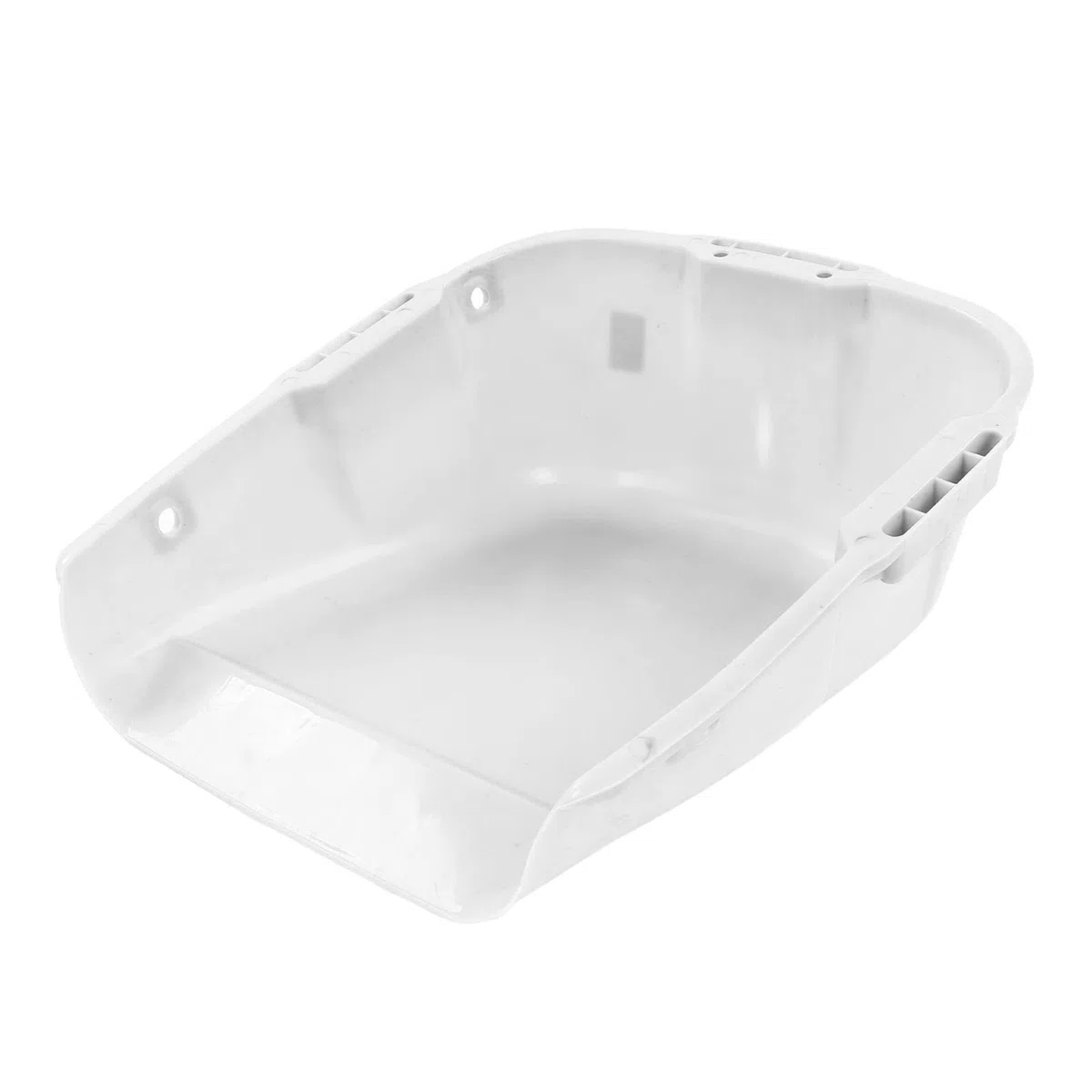 Cocoarm Paletta per Carichi Pesanti Paletta per Rifiuti Grande in Plastica PP 44 X 38 X 18 Cm Doppio Manico Grande capacità Resistente all'usura per l'essiccazione di Cereali Raccolta della (WHITE)