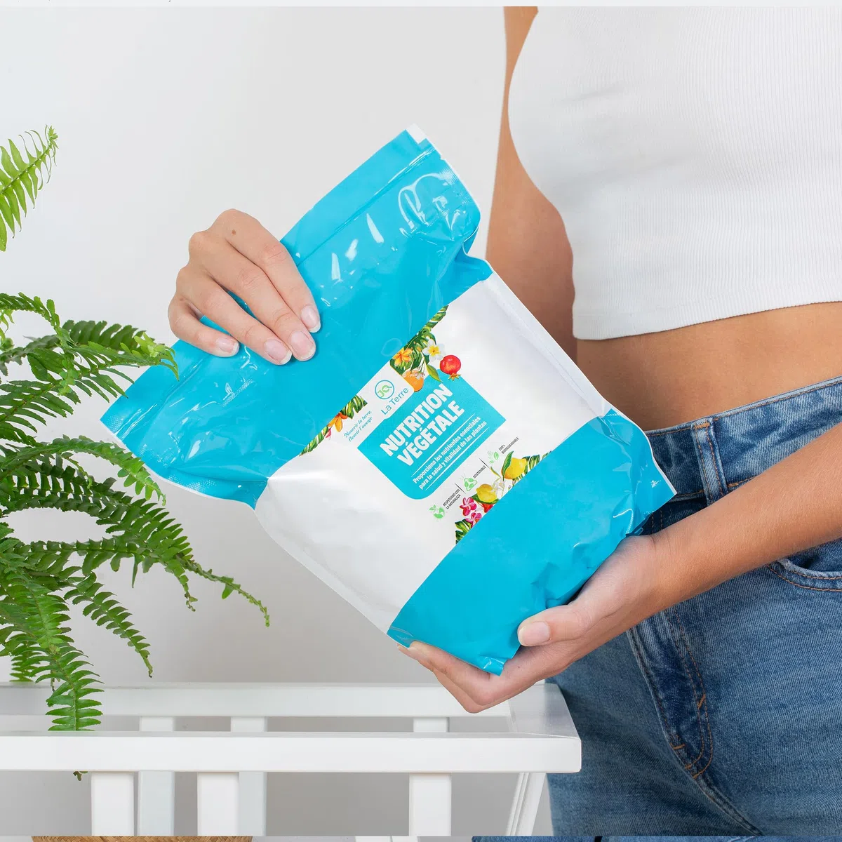 CHELATO DI FERRO 1 KG CON CHIUSURA ZIP E CUCCHIAIO DOSATORE rinverdente anticlorosi ferrica concime per piante correttore di ferro in polvere, 6% Fe-EDDHA, 4,8 (ORTHO-ORTHO)