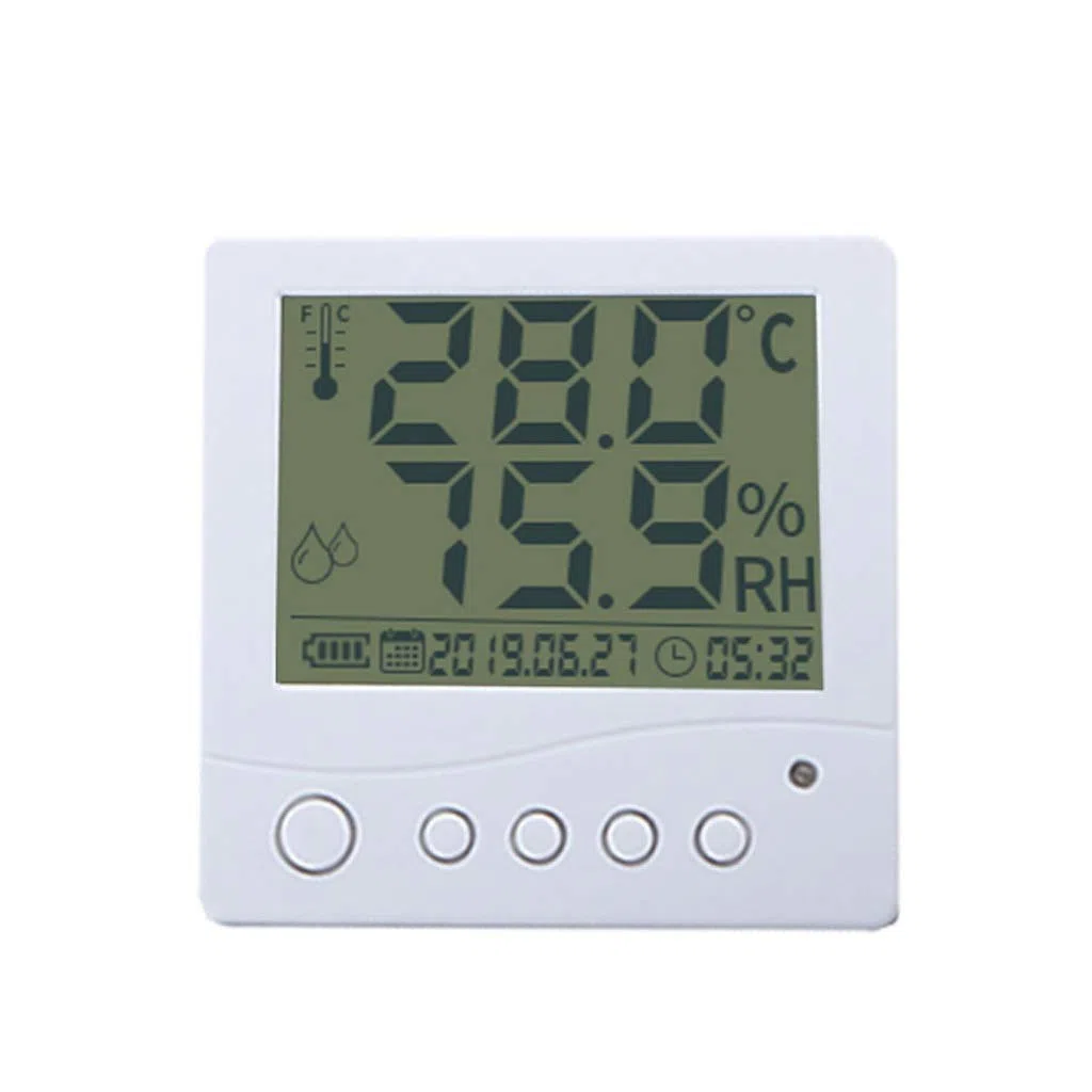 PNAWLLCF-65 Alta precisione di Temperatura e umidità Meter Coperta delle Famiglie a Parete Termometro elettronico Asciutto e Bagnato Baby Room Digital