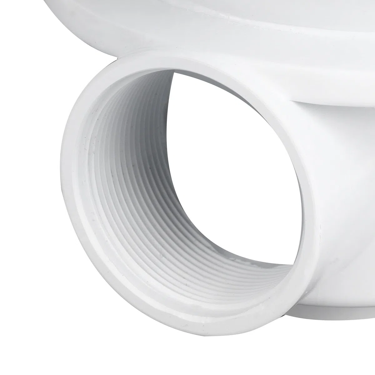 Scarico a pavimento, uscita del coperchio dello scarico principale della piscina in plastica rotonda bianca Accessorio per la piscina Accessori per la sostituzione del drenaggio