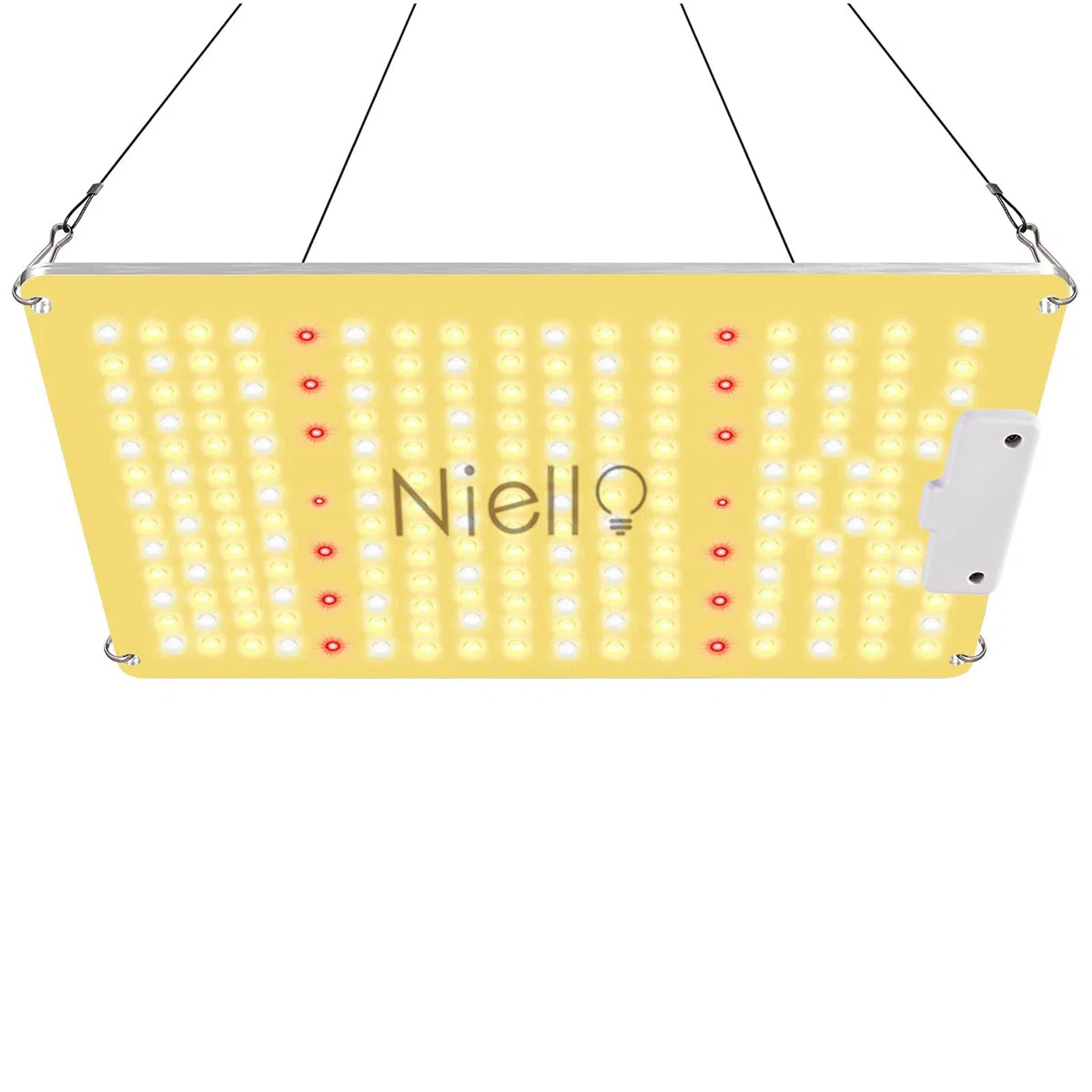 Niello Lampada per Piante con dimmer, QB1000W Grow Light con IR, High PPFD Sunlike Full Spectrum lampade LED Coltivazione per Indoor Veg And Bloom, Lampade per la Coltivazione Coprire 60 * 60cm