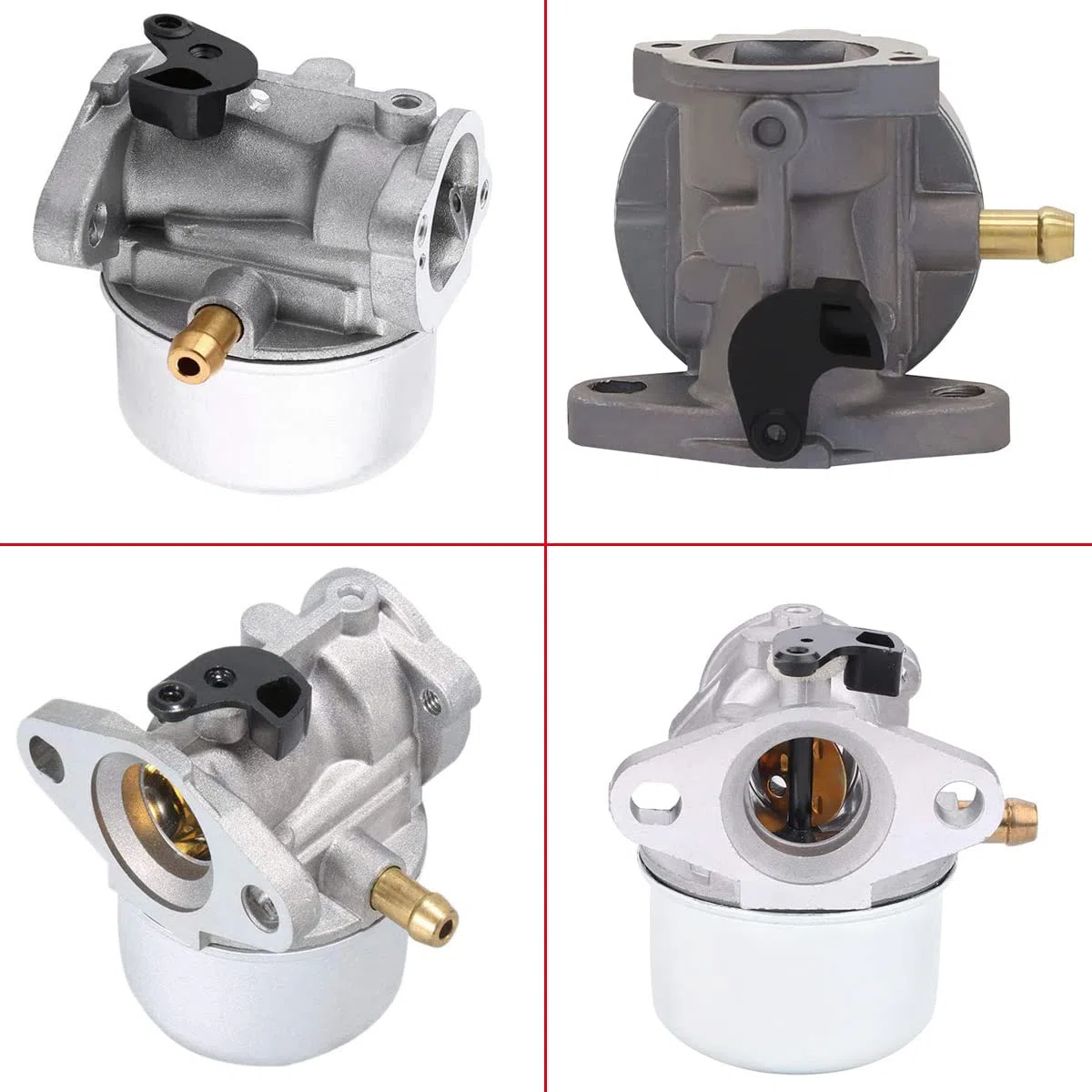 ZAMDOE 799868 498170 Carburatore per Briggs & Stratton 124T02 124T07 126M02 129700 12V800 12C700 Piccoli motori a 4 tempi, sostituisce 14111 799872 694202, con base di primer per filtro dell'aria