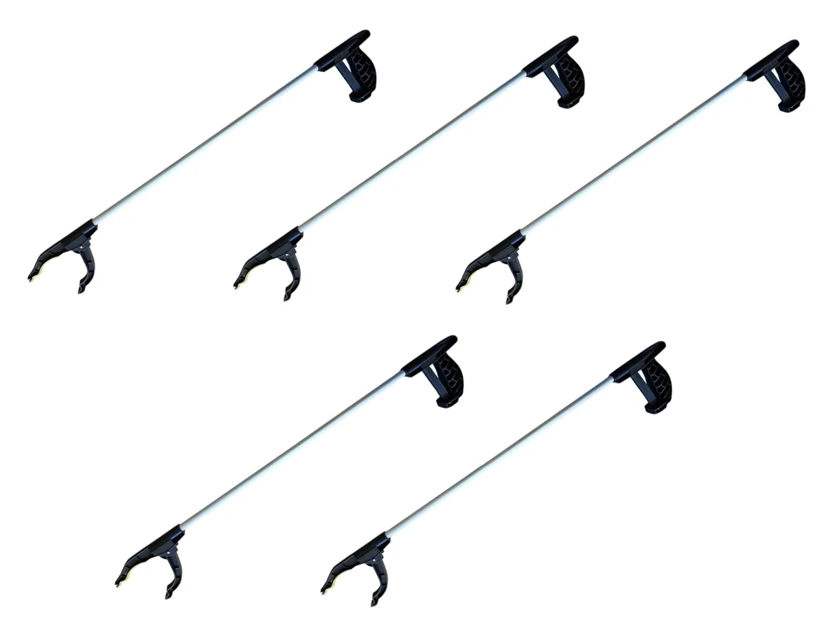 Provance 5 Pezzi Pinza per Anziani, Pinza per Rifiuti per Bambini, Pinza per la Spazzatura, Pinza Prensile, Pinza per Anziani, Pinza per la Spazzatura, Pinza Grip, Pinza per la Raccolta dei Rifiuti