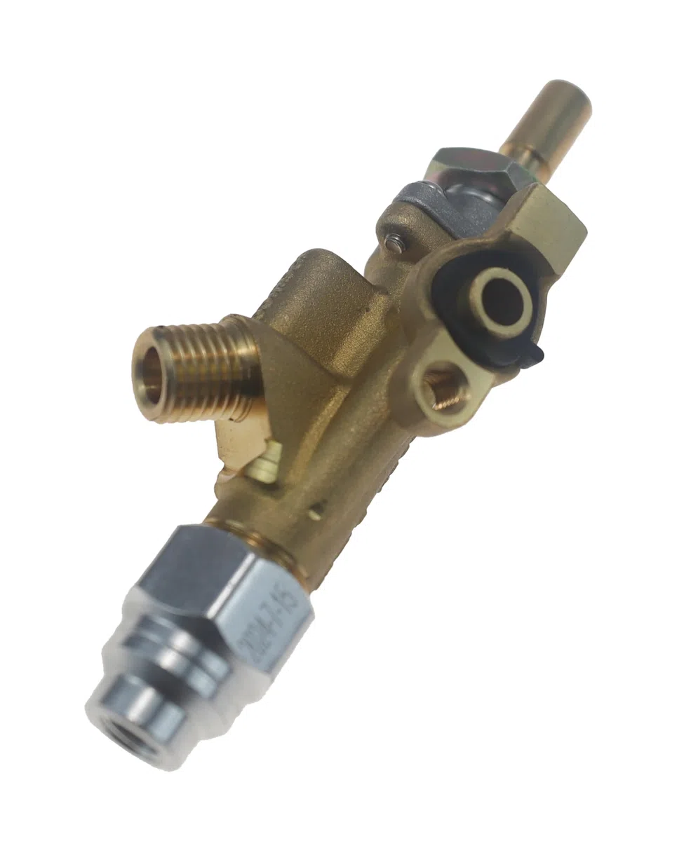 METER STAR Valvole d'ottone di sicurezza del gas della griglia del barbecue con lo sbocco del gas dell'unità del magnete di Orkli con il filo 7/16"-20UNF