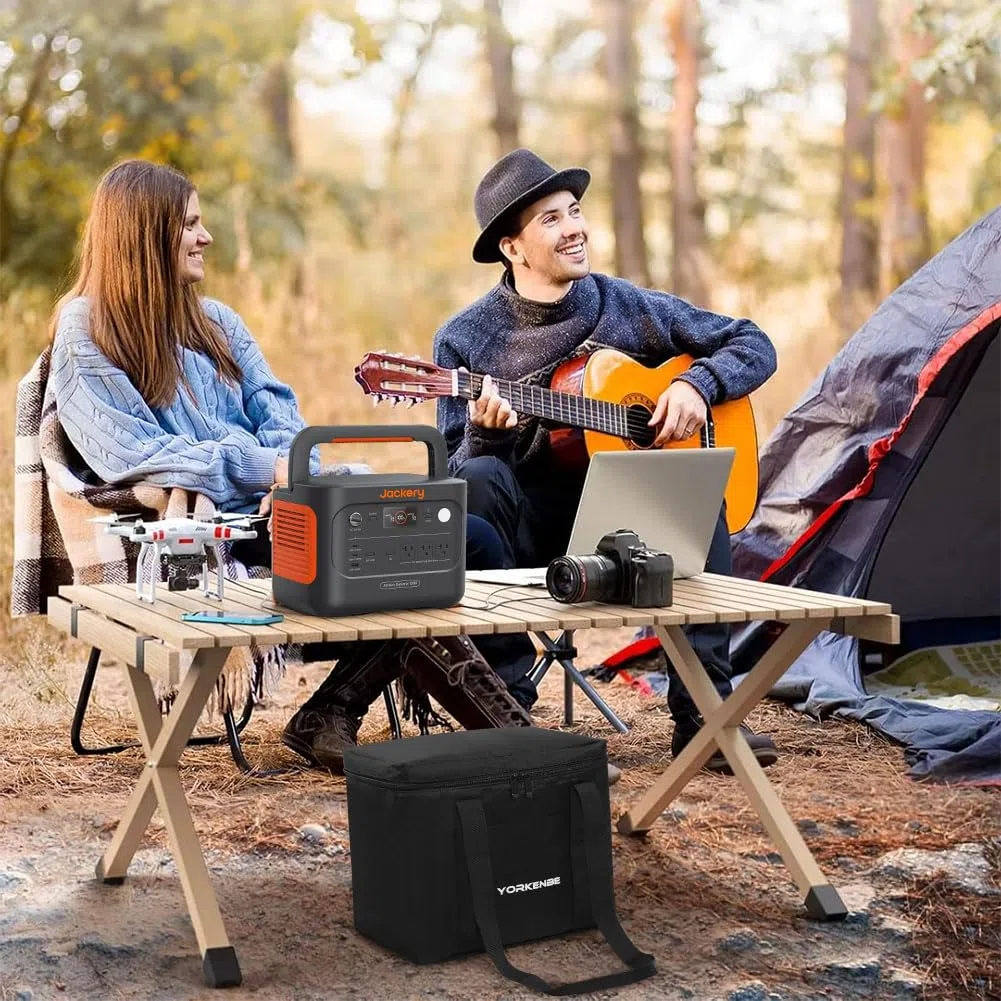 Custodia da trasporto compatibile con Jackery Explorer 1000 V2, borsa portatile imbottita resistente all'acqua, per camper, viaggi, campeggio all'aperto